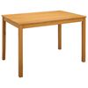 vidaXL S&ouml;&ouml;gilaud 110 x 75 x 75 cm Tugev Tamme Puit Naturaalne