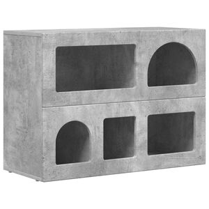 vidaXL K&otilde;ide Betoonhall 80.5 x 35 x 59 cm Tehispuit