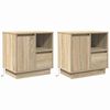 vidaXL &Ouml;&ouml;lambi kapp 2 tk Sonoma tamm 50 x 34,5 x 50 cm Tehispuit