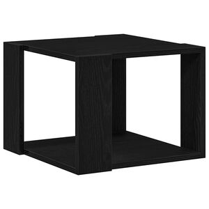 vidaXL Kohvilaud Must tamm 40 x 40 x 30 cm Tehispuit