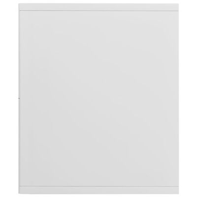 vidaXL raamaturiiul/telerialus, kõrgläikega valge, 36 x 30 x 143 cm