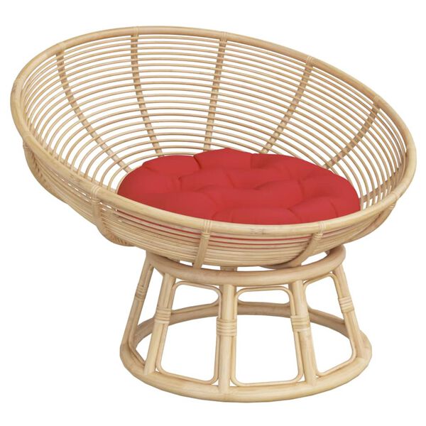 vidaXL &uuml;mmargune istmepadi, punane, &Oslash;60 x11 cm, oxford kangas