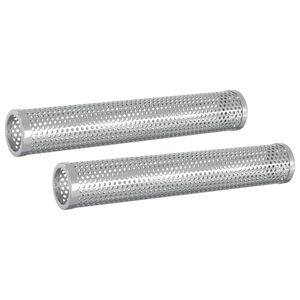 vidaxl suitsutoru 2 tk &Oslash; 5 x 30 cm Roostevaba teras 304 H&otilde;bedane