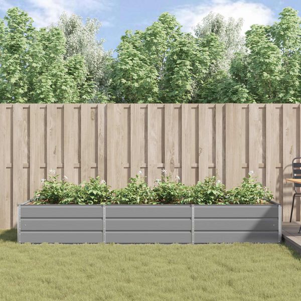 vidaXL Taimekast Helehall 195 x 100 x 45 cm Tsinkteras