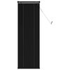 vidaXL Veneetsia rulo Must 150 x 50 cm 25 mm PVC