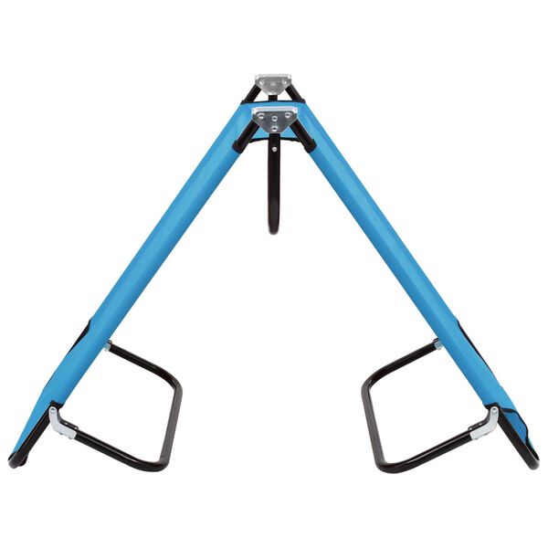 vidaXL kokkupandav lamamistool, teras, türkiissinine