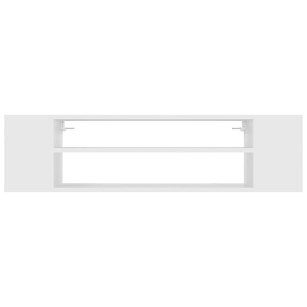 vidaXL Rippuv TV-kapp, valge, 100x30x26,5 cm, tehispuit