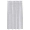 vidaXL Voile Kardin kardinatega 2 pcs Helehall 140 x 140 cm Polüester
