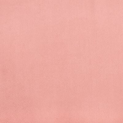 vidaXL voodipeats servadega, roosa, 83x23x118/88 cm, samet