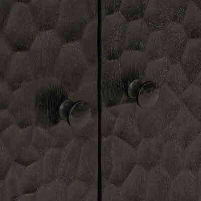 vidaXL vannitoa valamukapp, must, 62 x 33 x 58 cm, mangopuit