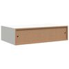 vidaXL sahtliga seinariiul, valge, 40x23,5x10 cm MDF