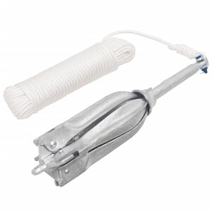 vidaXL kokkupandav ankur koos k&ouml;iega h&otilde;bedane 10 kg kuumtsingitud malm