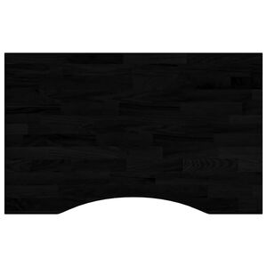 vidaXL lauaplaat, tumepruun, 80x50x2,5 cm, toekas tammepuit ristkülik