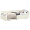 vidaXL Nurgavoodi raam peaga cream 100 cm x 200 cm Samet