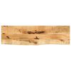 vidaXL lauaplaat, 100x40x2,5 cm, naturaalsete servadega, mangopuit