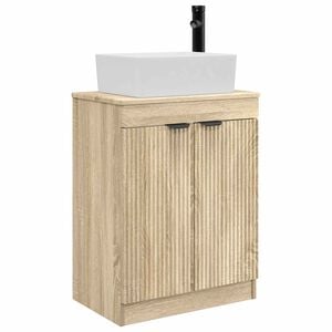 vidaXL Vannitoa kraanikauss Sonoma tamm 54 x 35 x 83 cm Tehispuit