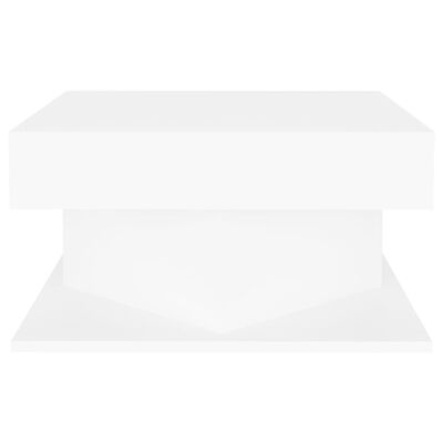 vidaXL kohvilaud, valge, 57 x 57 x 30 cm, puitlaastplaat