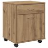 vidaXL Rullkapp Artisan tamm 45x38x54 cm insenerpuit