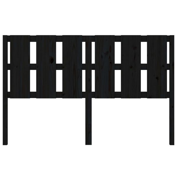 vidaXL voodipeats, must, 155,5 x 4 x 100 cm, m&auml;nnipuit