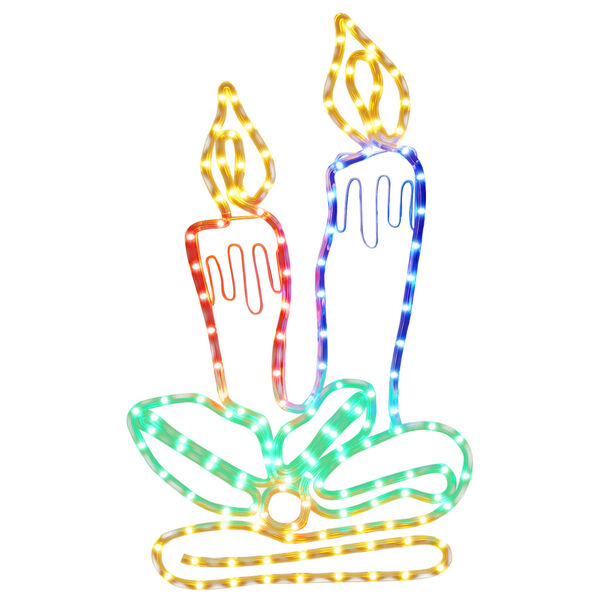 vidaXL j&otilde;uluk&uuml;&uuml;nalde figuur 144 LEDiga, 70x42 cm