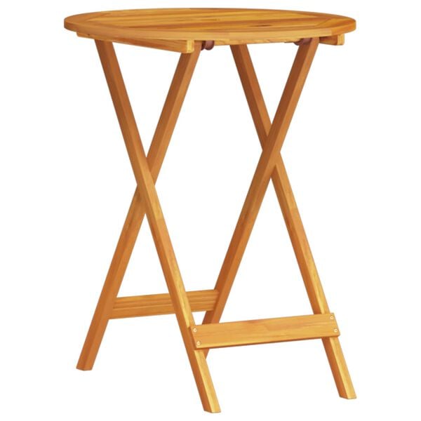 vidaXL Kokkupandav Bistroo Komplekt 3 pcs Pruun Tugev akatsiapuu