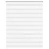 vidaXL Sebraruloo 140,9 x 175 cm kangast, laius 136,7 cm, valge
