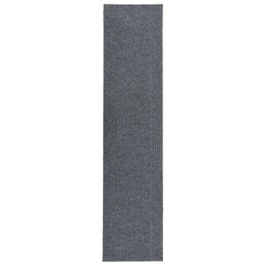 vidaXL mustust p&uuml;&uuml;dev vaipkate, 100 x 450 cm, hall