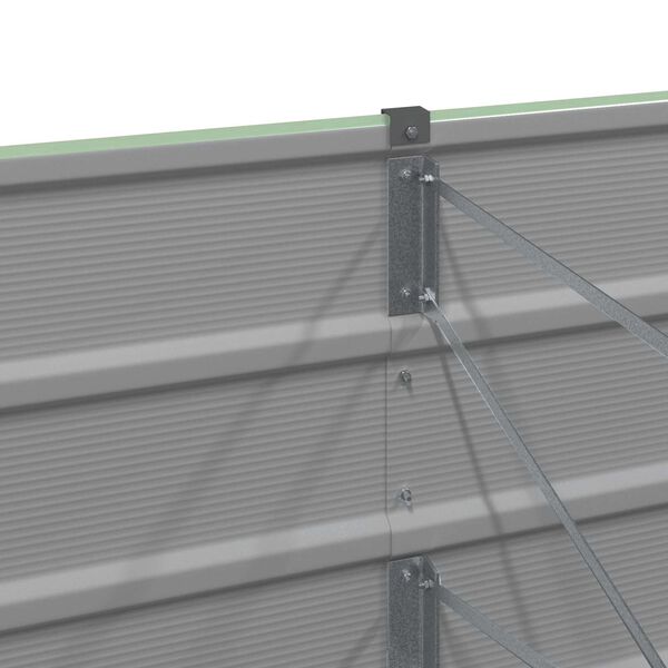 vidaXL Taimekast Roheline 400 x 80 x 45 cm Teras