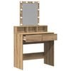 vidaXL Dressing Table k&auml;sit&ouml;&ouml;tamm 80 x 41 x 144.5 cm Tehispuit