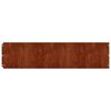 vidaXL murupiirded 10 tk, 25x103 cm, painduv Corten teras