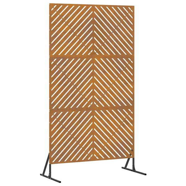 vidaXL Privaatsustõke Hall 100 x 50 x 180 cm Teras