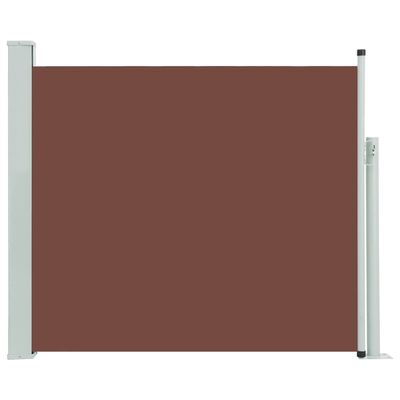 vidaXL lahtitõmmatav terrassi külgsein, 100 x 300 cm, pruun
