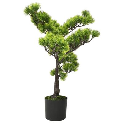 vidaXL kunsttaim, männi bonsai potiga, 60 cm, roheline