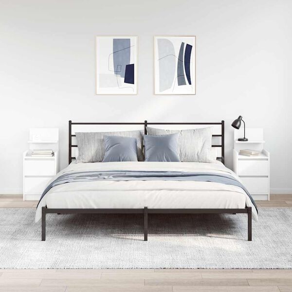 vidaXL &ouml;&ouml;kapid, 2 sahtliga 2 tk, valge 38x34x80 cm