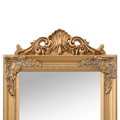 vidaXL eraldiseisev peegel, kuldne, 40 x 160 cm