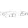 vidaXL koeraaedik, must, 48 m², teras