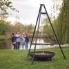 RedFire statiiviga grill, must 172 cm