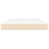 vidaXL vedrumadrats, kreemjas, 140x190x20 cm, kangas