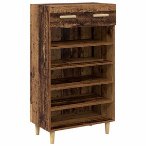 vidaXL Kinga kapp 60 x 35 x 105 cm Tehispuit Vana puit