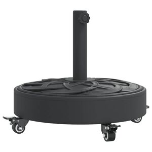 vidaXL ratastega p&auml;ikesevarju alus, &Oslash;38/48 mm postile, 27 kg &uuml;mmargune
