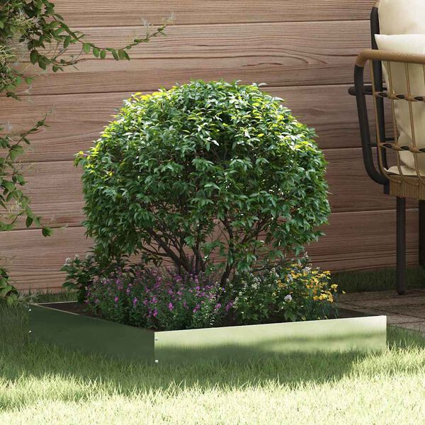 vidaXL Murupiire H&otilde;bedane 60 x 60 x 13 cm Roostevaba teras