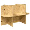 vidaXL Terrariumi alus Pruun 80 x 50 x 50 cm OSB