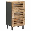 vidaXL Ladustamiskapid Naturaalne 40 x 33 x 75 cm Tugev mango puu