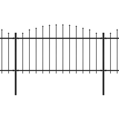 vidaXL aed teravatipuline, teras, (1,25–1,5) x 10,2 m, must