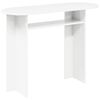 vidaXL Konsoollaud ladustamisega Valge 100 x 39,5 x 75 cm Tehispuit
