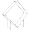 vidaXL K&uuml;ttepuurest Valge 100x25x100 cm K&uuml;lmvaltsitud teras
