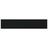 vidaXL riiuliplaadid 4 tk, must, 100x20x1,5 cm, puitlaastplaat