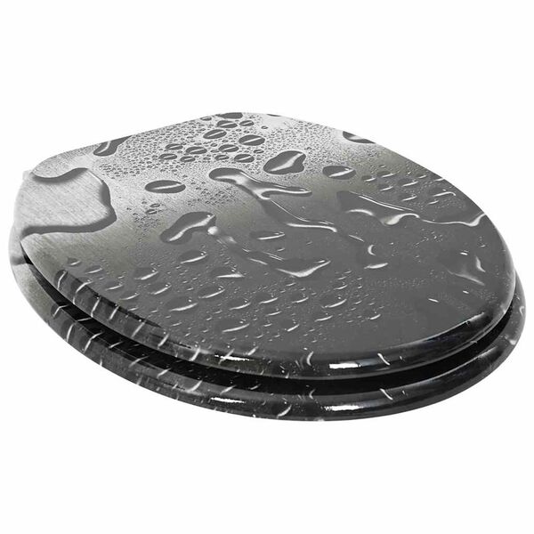 vidaXL Pehme sulgumise tualettruumi istmed Hall 44 x 38 cm MDF plaat