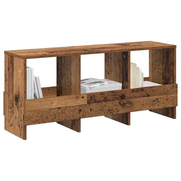 vidaXL Ajakirja riiul Vana puit 102 x 30 x 45 cm