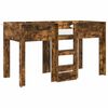 vidaXL Kiipevoodi Lastele Suitsetatud tamm 75 x 190 cm Tehispuit